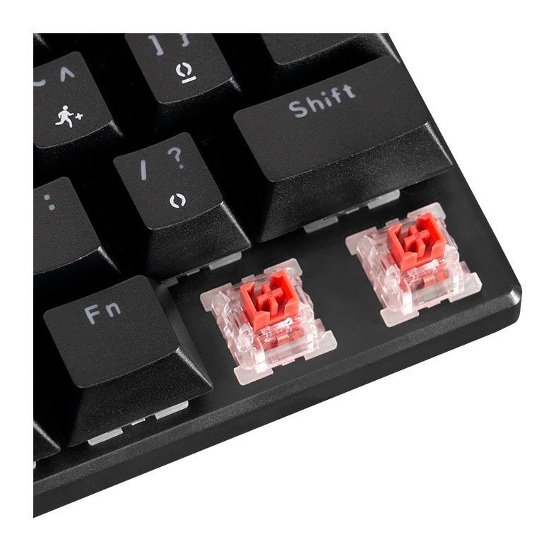 Teclado Mecânico Target Sherman V3 C1, Rainbow, Switch Vermelho, TGT-SHRC-RD01