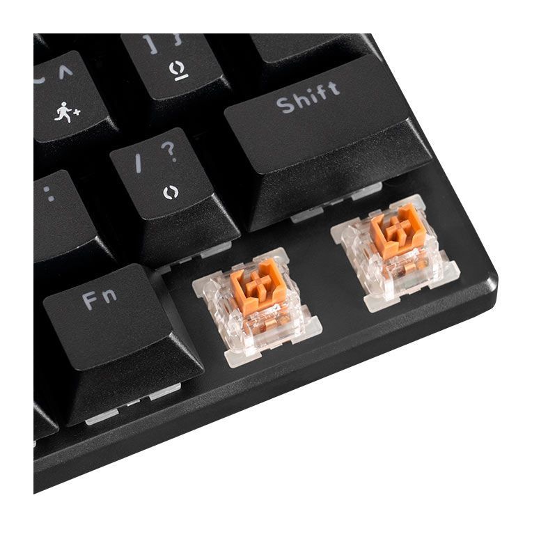 Teclado Mecanico TGT Sherman V3 C1, Rainbow, Switch Marrom, Preto, TGT-SHRC-BR01