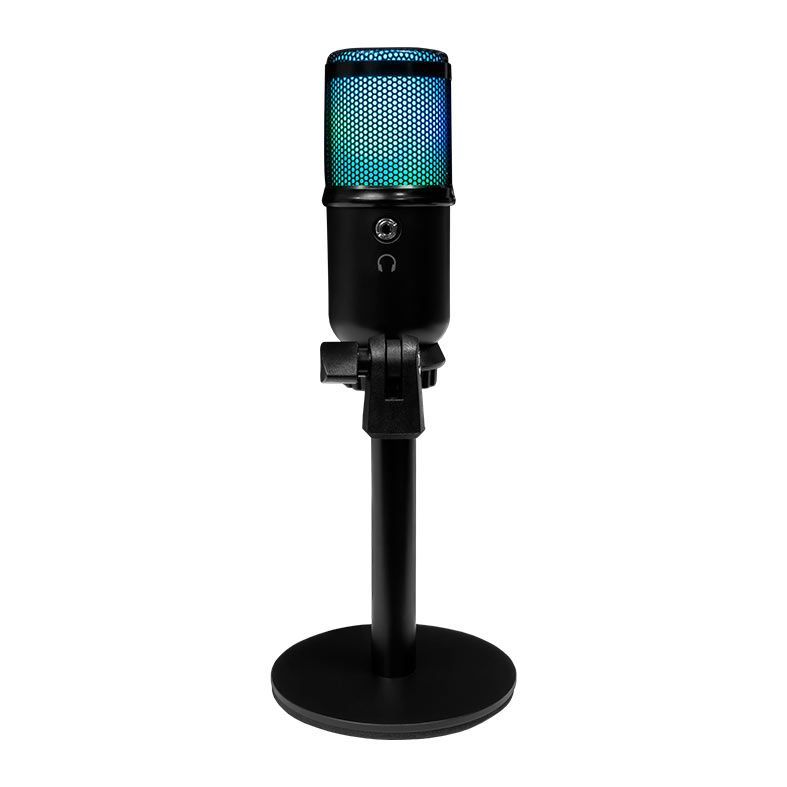 Microfone Mancer Horcrux V2, RGB, USB, Preto, MCR-HCRX-BL02