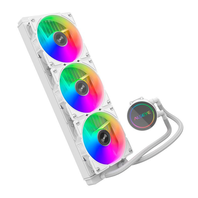Water Cooler Alseye Y360 WA, ARGB, 360mm, Branco, Y360-WA-ARGB