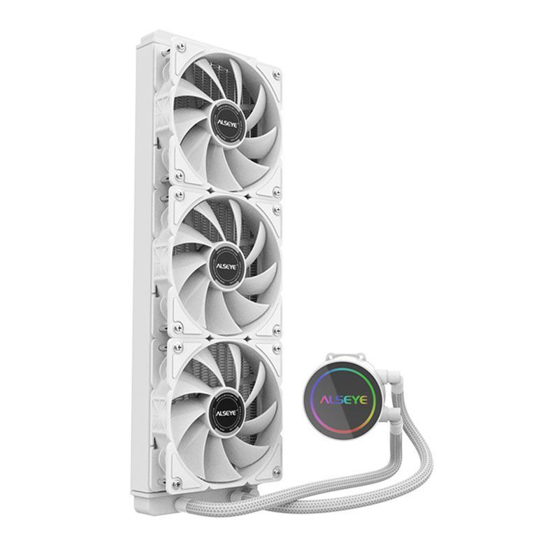 Water Cooler Alseye Y360 WA, ARGB, 360mm, Branco, Y360-WA-ARGB