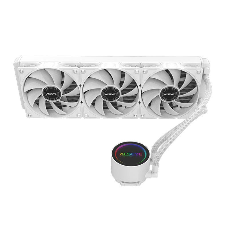 Water Cooler Alseye Y360 WA, ARGB, 360mm, Branco, Y360-WA-ARGB