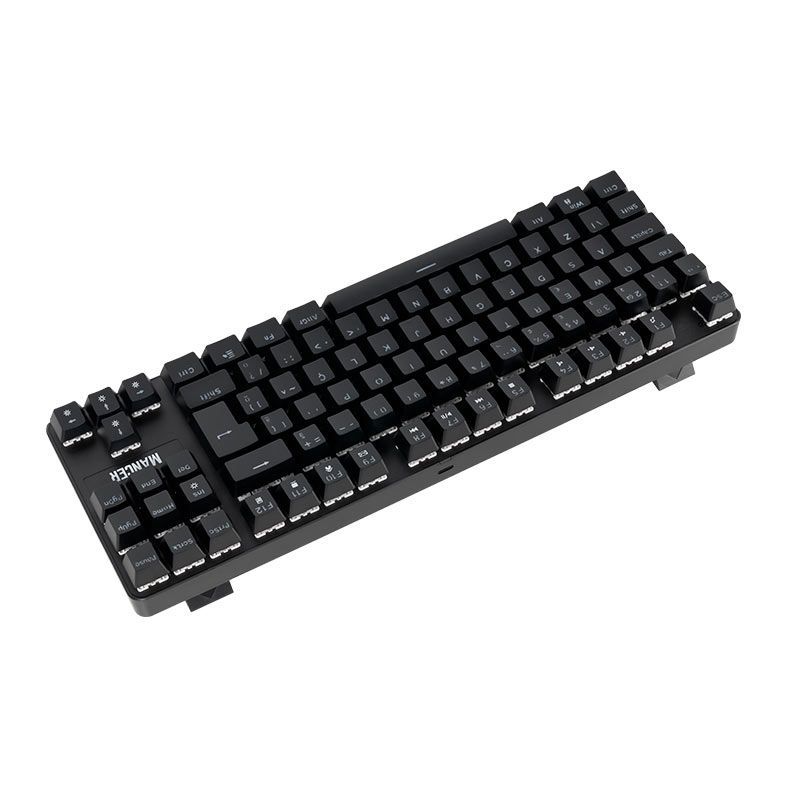 Teclado Mecânico Mancer Shade MK3, Rainbow, Switch Vermelho, Preto, MCR-SHM3-RBW01RD
