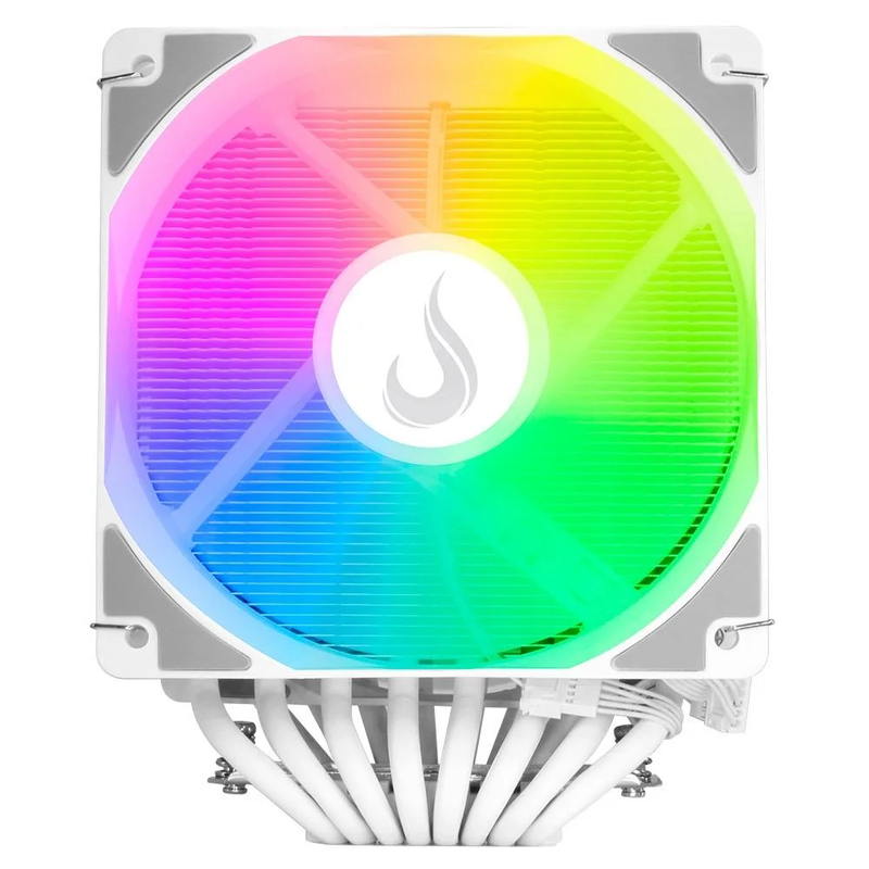 Cooler Processador Rise Mode Storm 8 White, ARGB, Branco - RM-ACST-ARGB-W