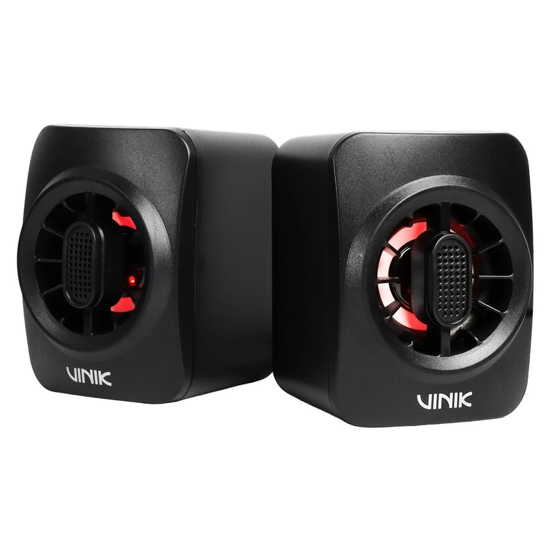 Caixa de Som Gamer Vinik Eclipse 6W 2.0 Led Rainbow - VSPKG6WEC