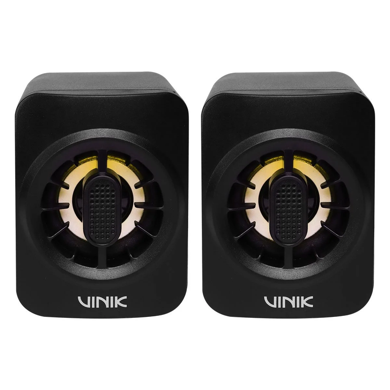 Caixa de Som Gamer Vinik Eclipse 6W 2.0 Led Rainbow - VSPKG6WEC