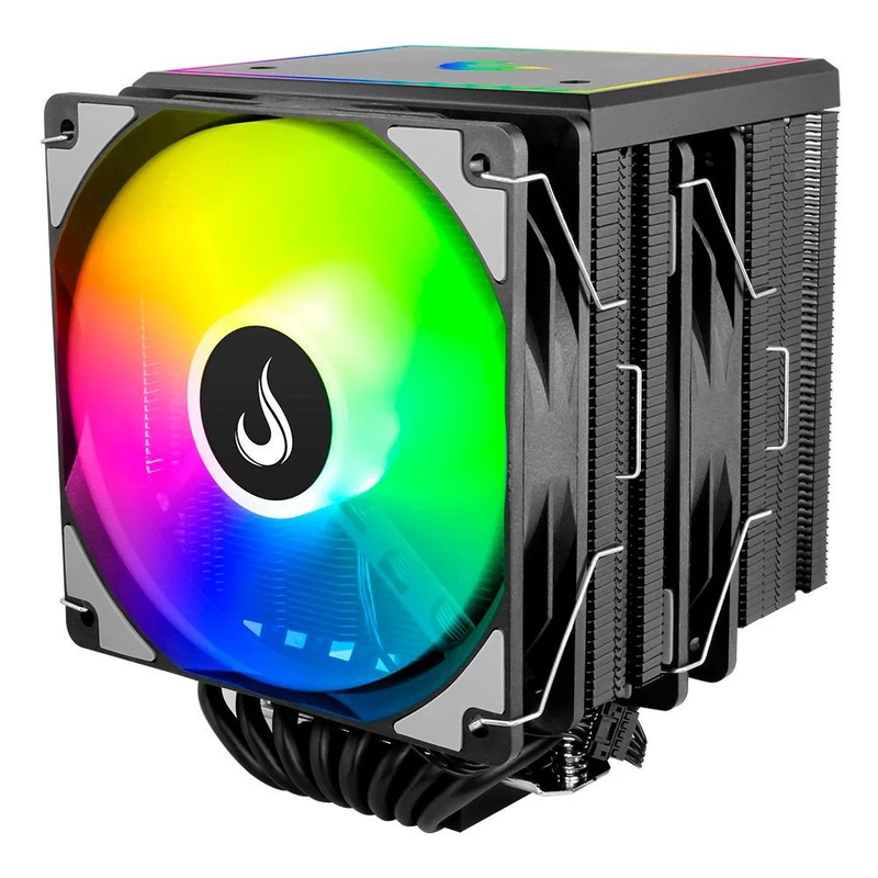 Cooler Processador Rise Mode Storm 8 Black ARGB, AMD/Intel, Preto - RM-ACST-ARGB-B