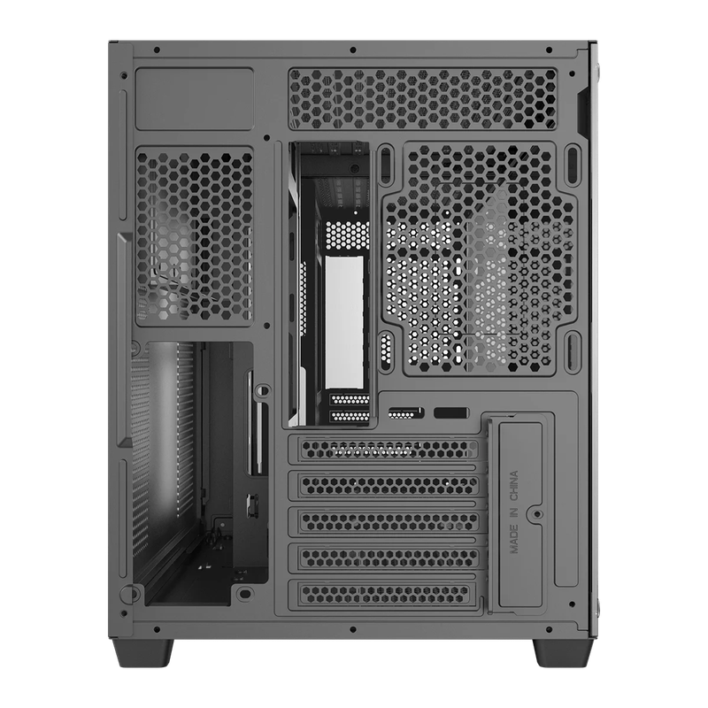 Gabinete Gamer PCYES Forcefield V2 Black Vulcan - GFFV2BV