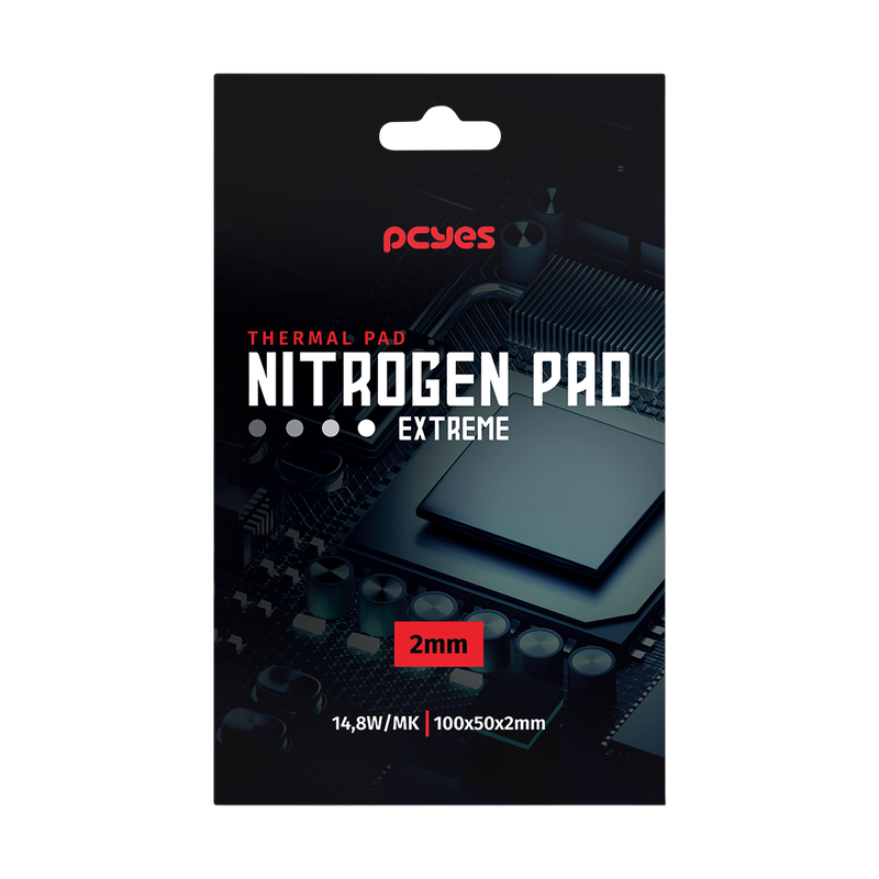 Thermal Pad PcYes Nitrogen Pad Extreme 14,8W/MK, 100X50X 2,0MM - PCYNPE20148