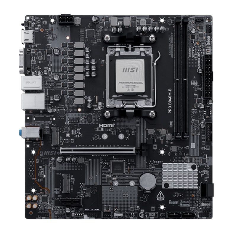 Placa Mãe MSI Pro B840M-B DDR5 AM5 