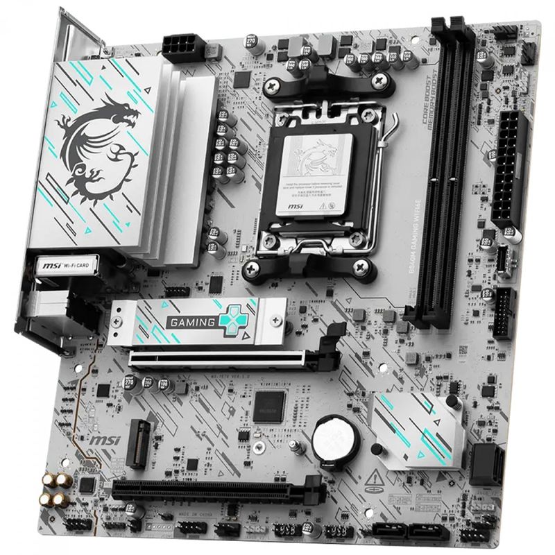 Placa Mãe MSI B840M Gaming Wi-Fi 6E DDR5 AM5 