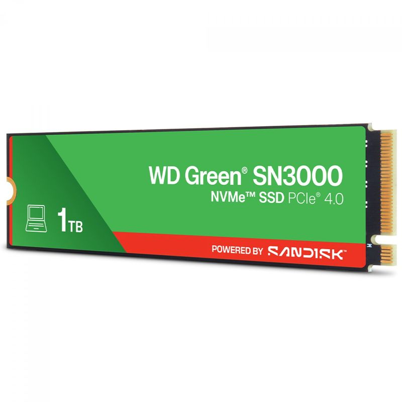 SSD M.2 Western Digital Green SN3000 1TB 2280 NVMe Gen4 WDS100T4G0E