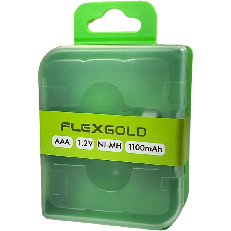 Pilha Recarregável AAA 1.2V 1100mAh (2 Pilhas) Flex