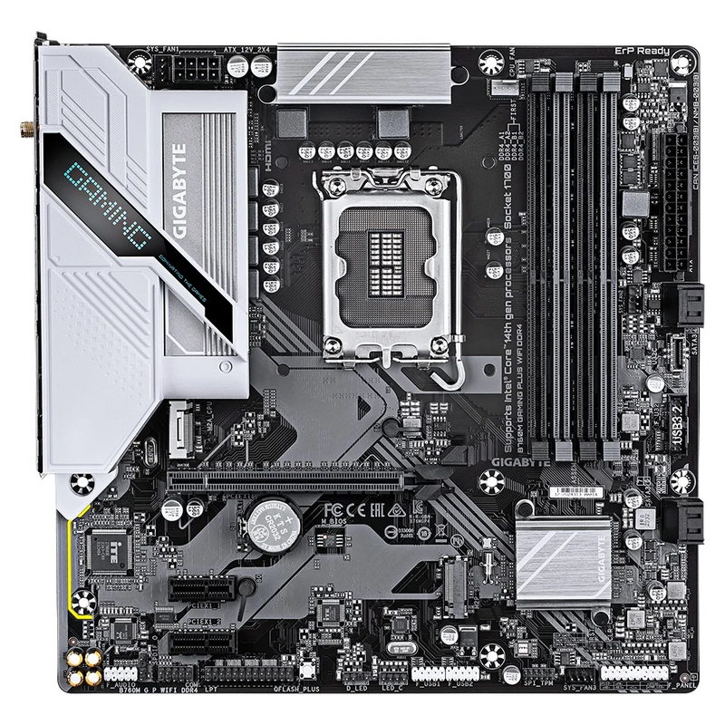 Placa Mãe Gigabyte B760M Gaming Plus WiFi DDR4 LGA 1700