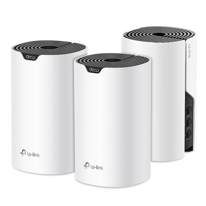 Kit Roteador Wireless TP-Link Deco S7 Gigabit, Mesh Dual Band (3-PACK)