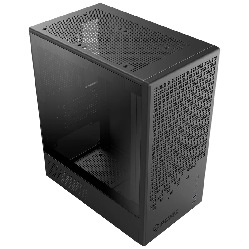 Gabinete Gamer PCYES Ozara Black Vulcan - GOZRBV