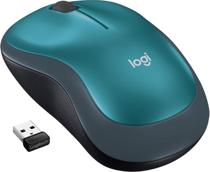 Mouse Logitech Wireless M185 Azul