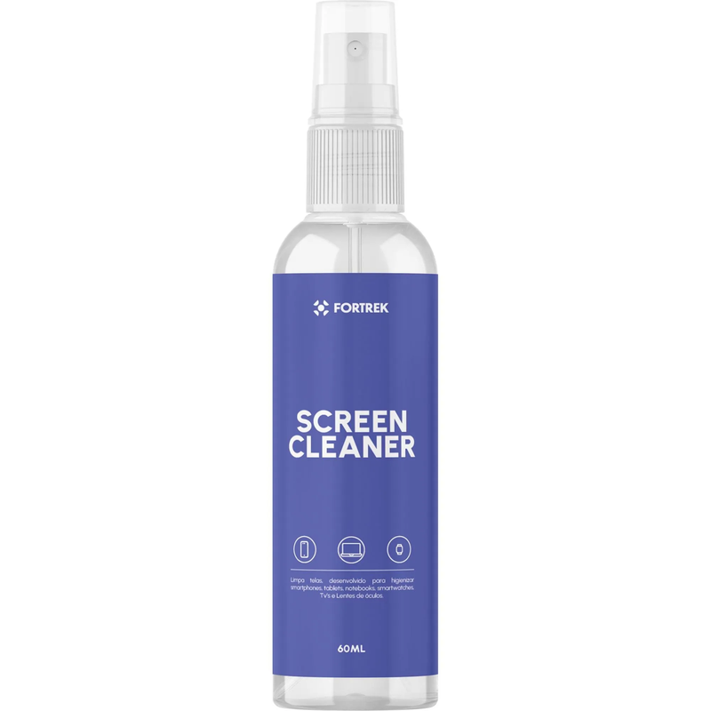 Limpa Tela Fortrek com Flanela 60ml