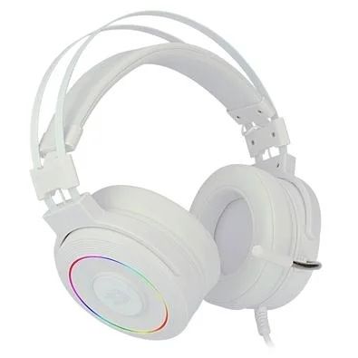 Headset Redragon H320W-RGB Lamia2, c/ Suporte Branco