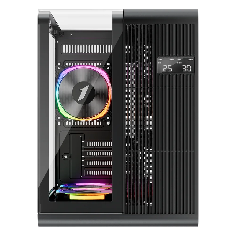 Gabinete Gamer 1STPLAYER RT5, Lateral em Vidro Temperado, Preto - RT5-BK