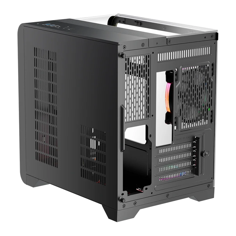 Gabinete Gamer 1STPLAYER RT5, Lateral em Vidro Temperado, Preto - RT5-BK