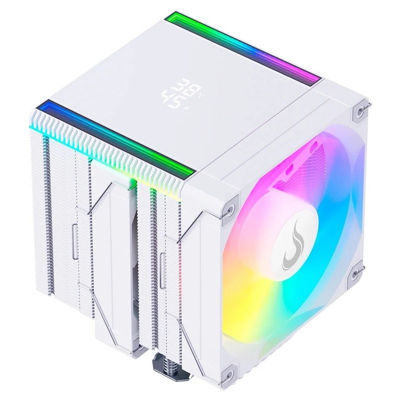 Cooler para Processador Rise Mode Temp 8 White, ARGB, Branco - RM-ACT8-ARGB-W