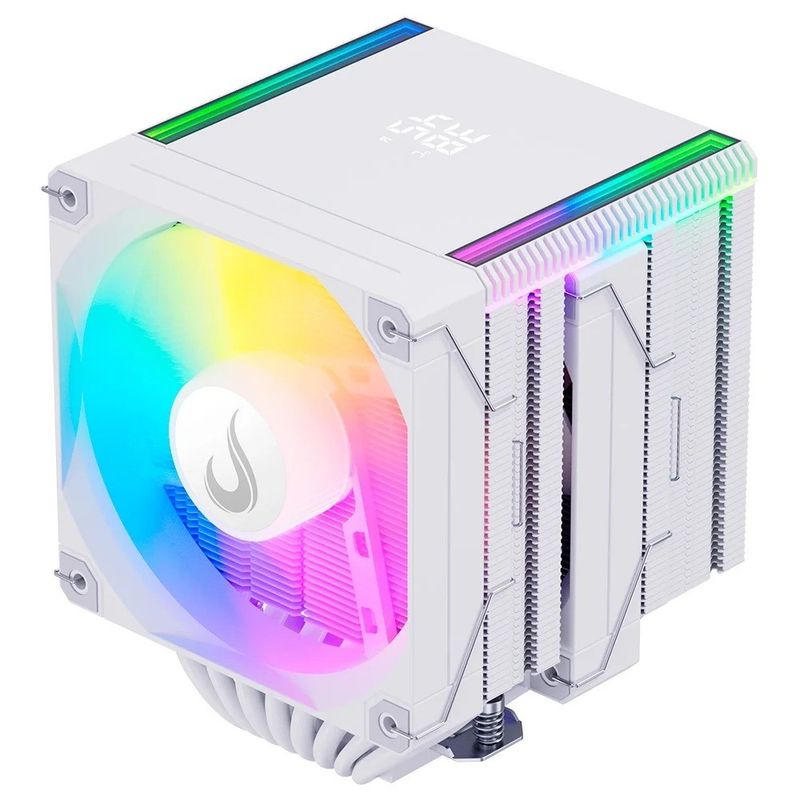 Cooler para Processador Rise Mode Temp 8 White, ARGB, Branco - RM-ACT8-ARGB-W