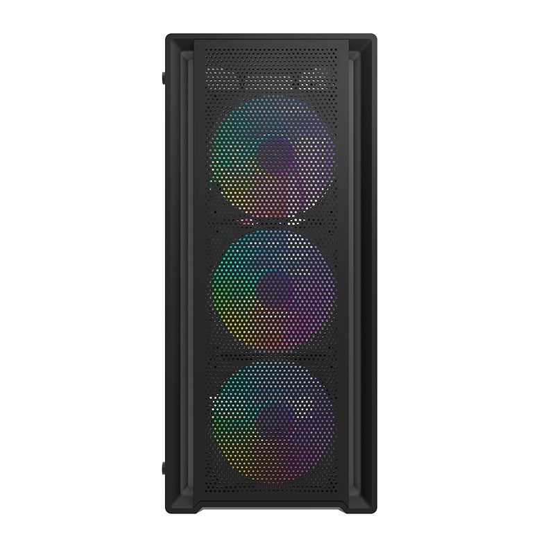 Gabinete Gamer Aigo Darkflash DK353, ARGB, Lateral de Vidro, 4 Fans, Preto, DK353-BK