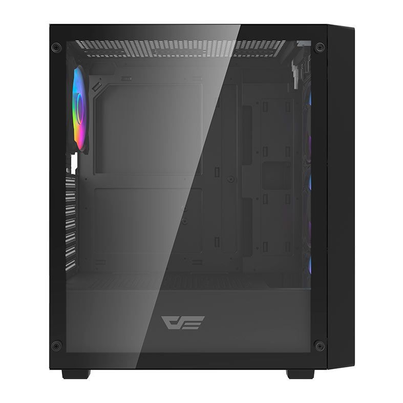 Gabinete Gamer Aigo Darkflash DK353, ARGB, Lateral de Vidro, 4 Fans, Preto, DK353-BK