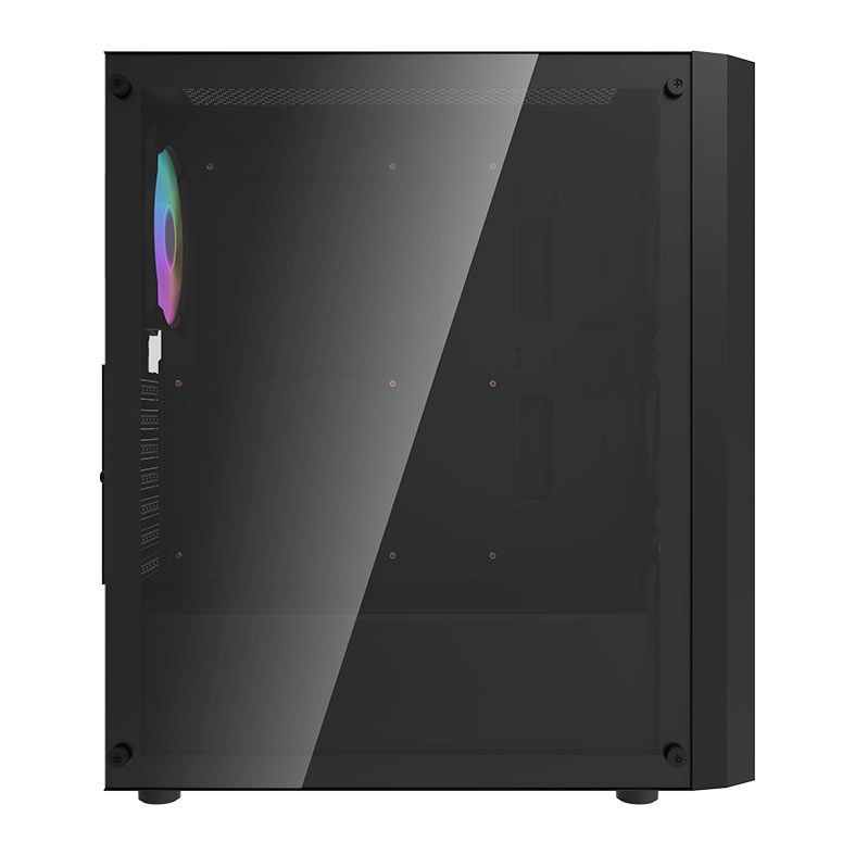 Gabinete Gamer Aigo Darkflash DK351, RGB, Lateral de Vidro, Com 4 Fans, DK351-BK