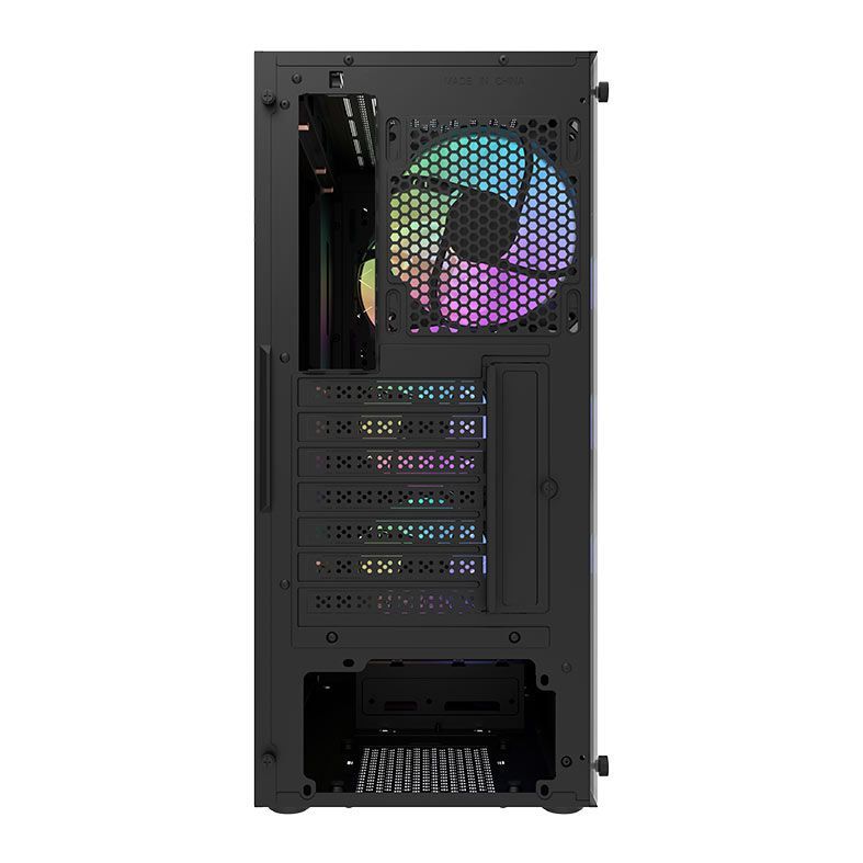 Gabinete Gamer Aigo Darkflash DK351, RGB, Lateral de Vidro, Com 4 Fans, DK351-BK