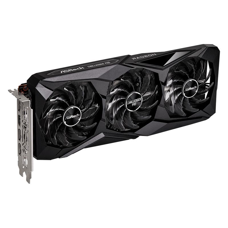 Placa de Video AMD Radeon AsRock  RX 7600 Challenger Pro OC 8GB GDDR6 128Bits 90-GA62ZZ-00UANF