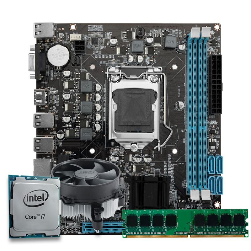 Kit Upgrade UPK, Intel Core i7 4770 3.4GHz, H81 DDR3, 8GB, Cooler 