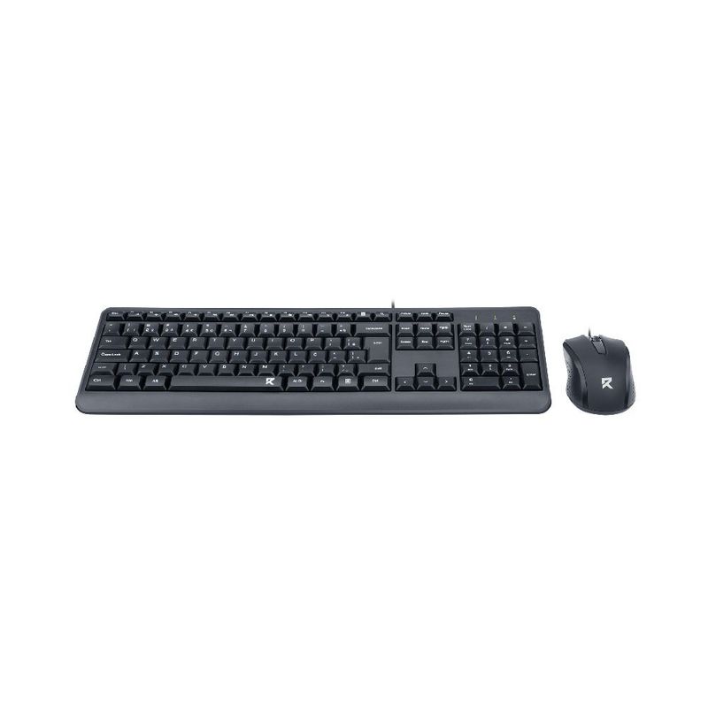 Kit Teclado e Mouse Redragon BS-7092, 1200DPI, Preto