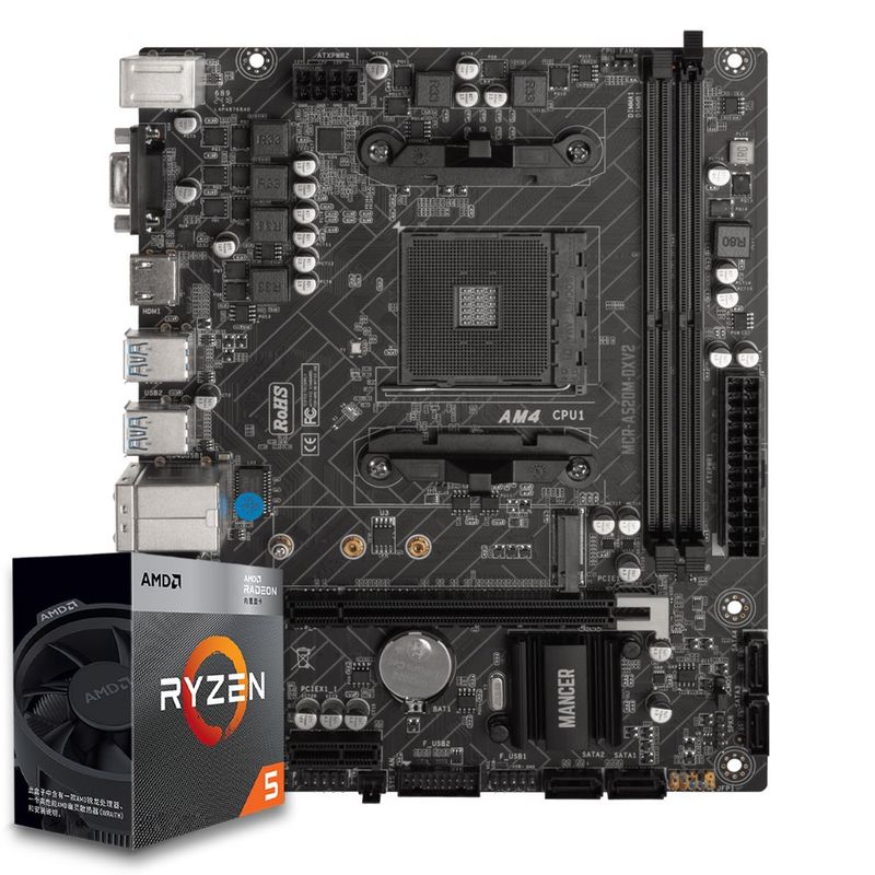  Kit upgrade UPK, AMD Ryzen 5 3400G, A520M DDR4