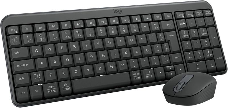 Teclado e Mouse Logitech Wireless/Bluetooth MK250, 920-013516