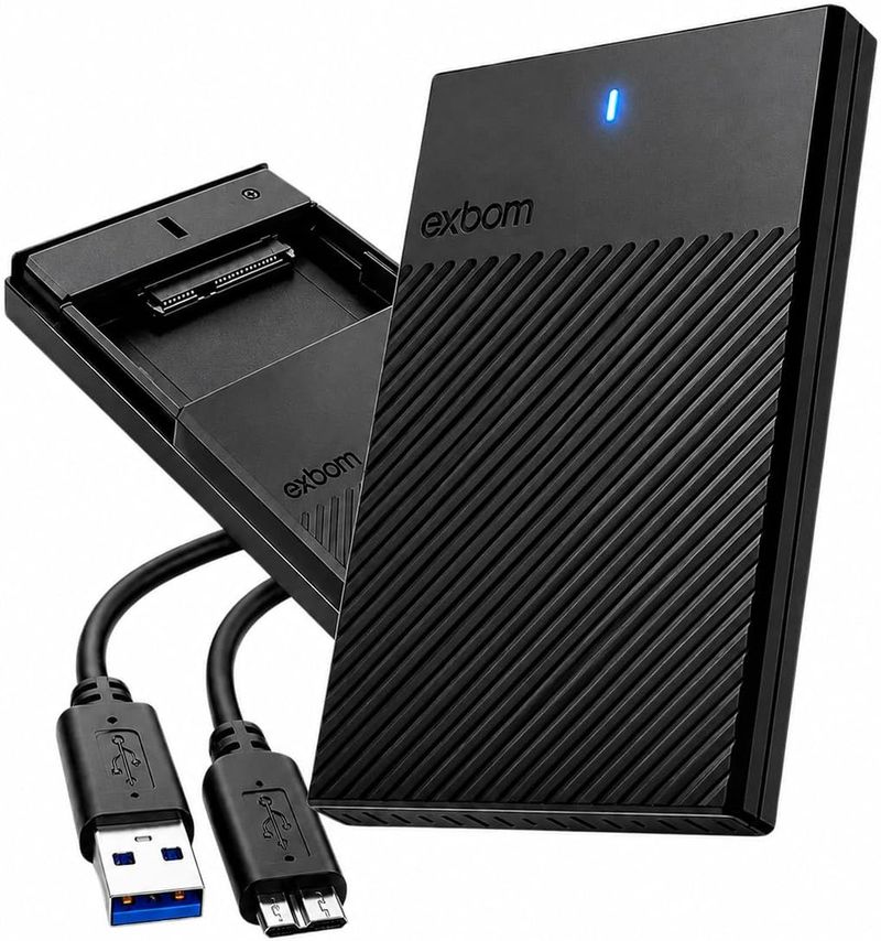 Gaveta Externa HD Exbom 2,5