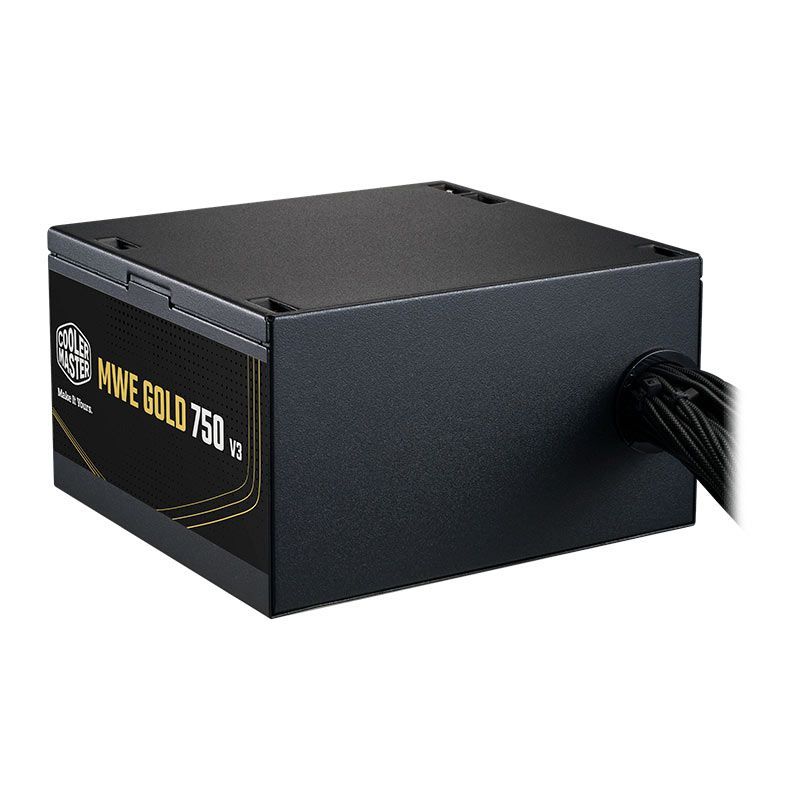 Fonte Cooler Master MWE Gold 750 V3, 750W, PFC Ativo, MPE-7506-ACAG-BBR