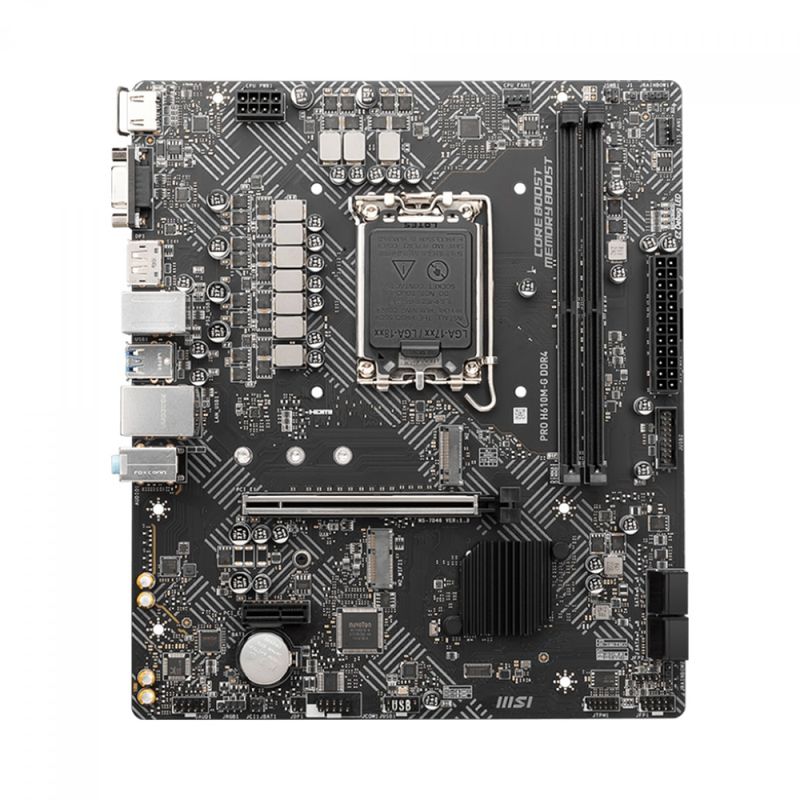 Placa Mãe MSI PRO H610M-G DDR4 LGA 1700