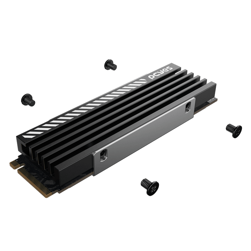 Dissipador de Calor Heatsink para SSD M.2 Nvme 2280 Pcyes Heat Shield - PHS2280BK