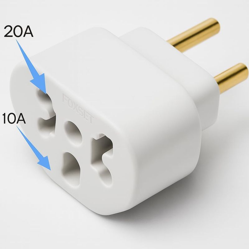 Adaptador de Tomada Benjamin 10a/20a 250v