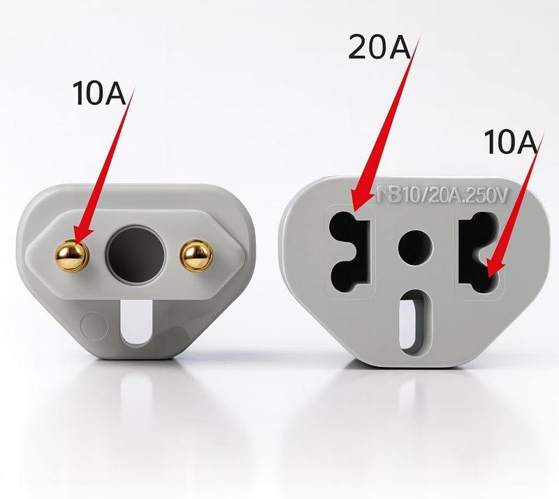 Adaptador de Tomada Benjamin 10a/20a 250v