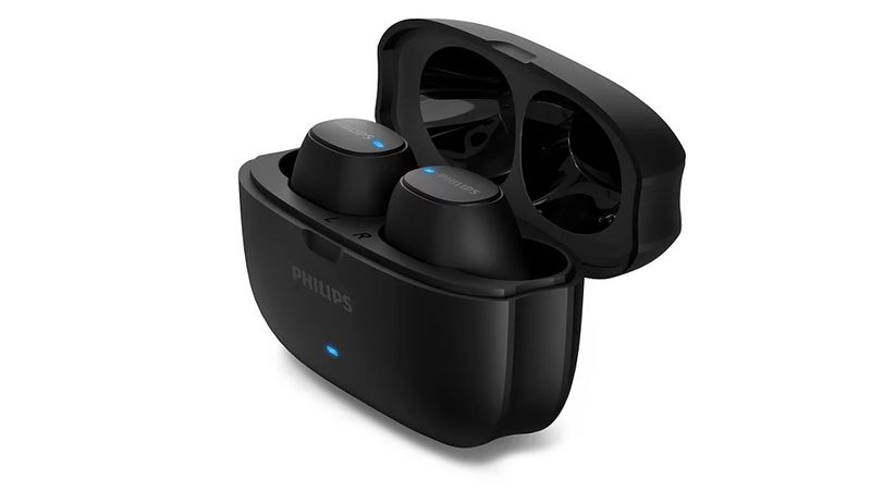 Fone de Ouvido Philips TAT2500 Bluetooth True Wireless Preto