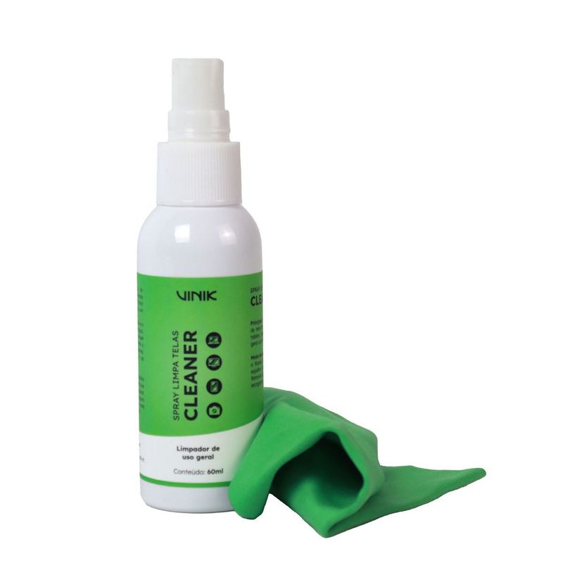 Limpa Tela Vinik com Flanela 60ml - VKKIT60