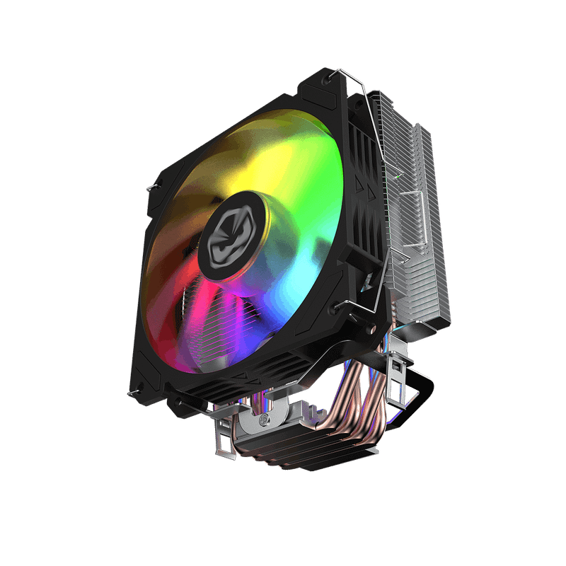 Cooler para Processador Pcyes Tundra 120 Black Vulcan Led Rainbow TDP 160W - ACTBKA120