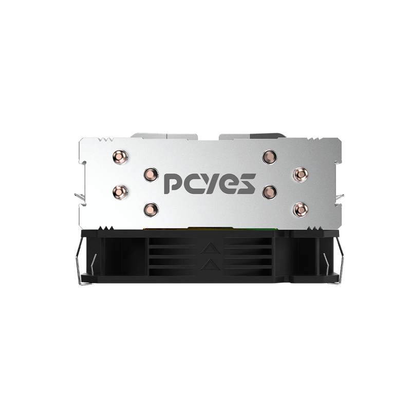 Cooler para Processador Pcyes Tundra 120 Black Vulcan Led Rainbow TDP 160W - ACTBKA120