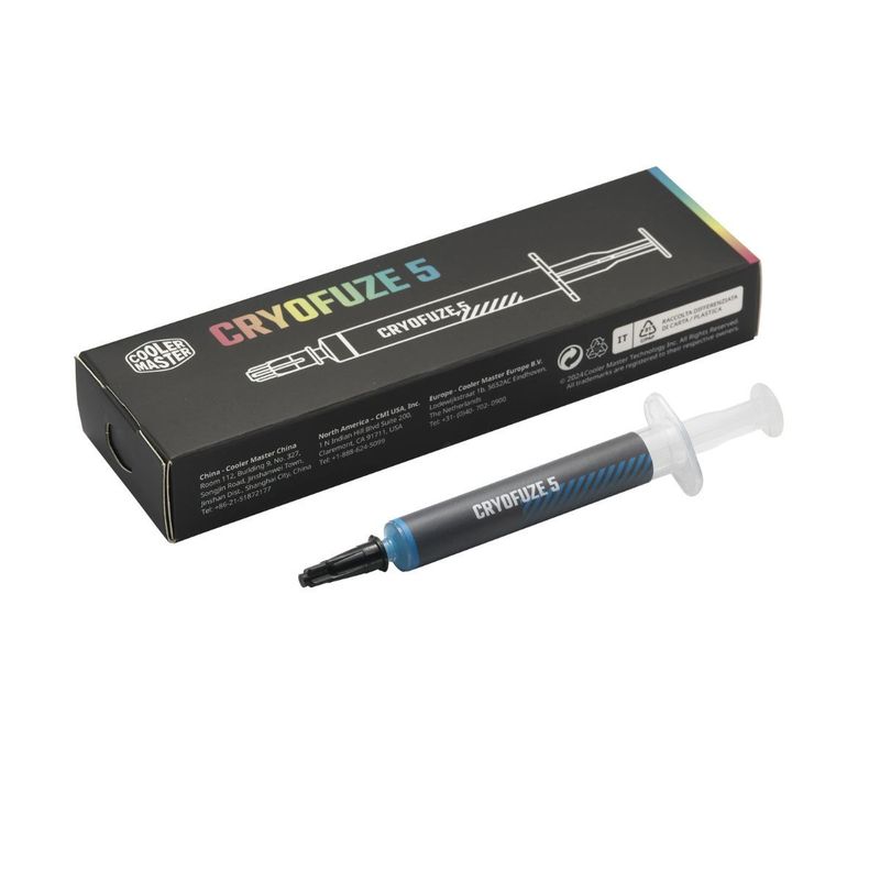 Pasta Térmica Cooler Master Cryofuze 5 Azul 12,5W/MK 3G, MGY-ADSB-N03G-R1