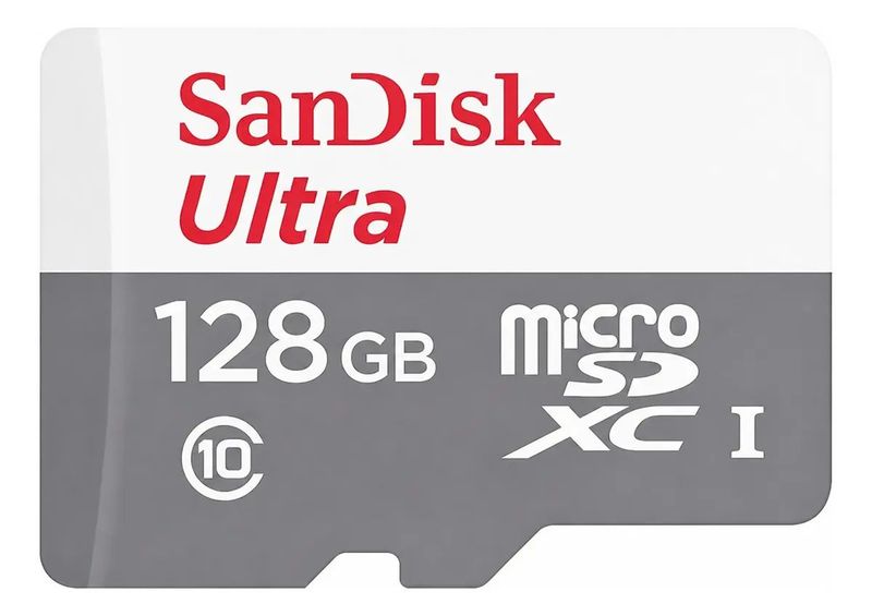 Cartão Memória Sandisk Ultra Micro SD 128GB Classe 10 SDSQUNR-128G-GN3MA