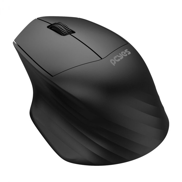 Mouse PCYES Sem Fio Dash Black 1600DPI PMDV2BK Preto