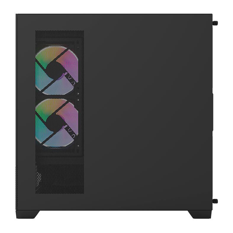 Gabinete Gamer Aigo Darkflash Panoramic DS900 Air, Rainbow, Lateral de Vidro, Com 3 Fans